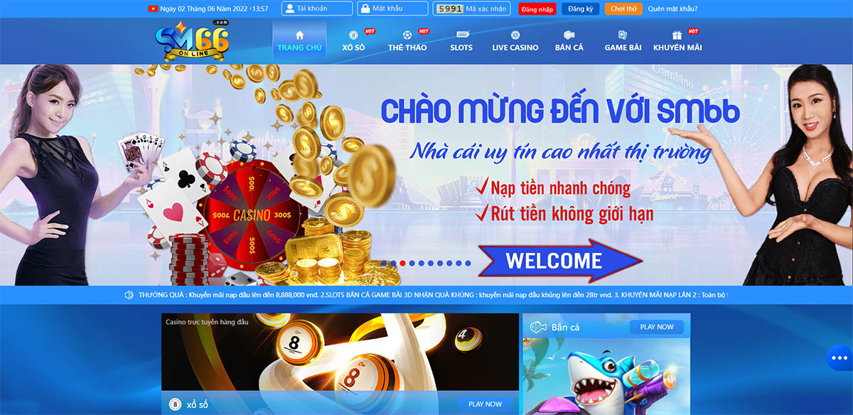 SM66 - Nhà cái casino uy tín hàng đầu Châu Á - Ảnh 1